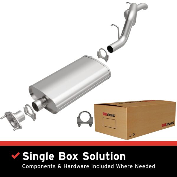 BRExhaust 1997-2006 Jeep Wrangler Direct-Fit Replacement Exhaust System