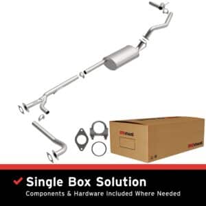 BRExhaust 2004-2006 Nissan TITAN 5.6L Direct-Fit Replacement Exhaust System