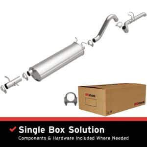 BRExhaust 1998-2003 Dodge Durango Direct-Fit Replacement Exhaust System