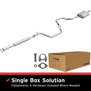 BRExhaust 2004-2008 Chevrolet Malibu Direct-Fit Replacement Exhaust System