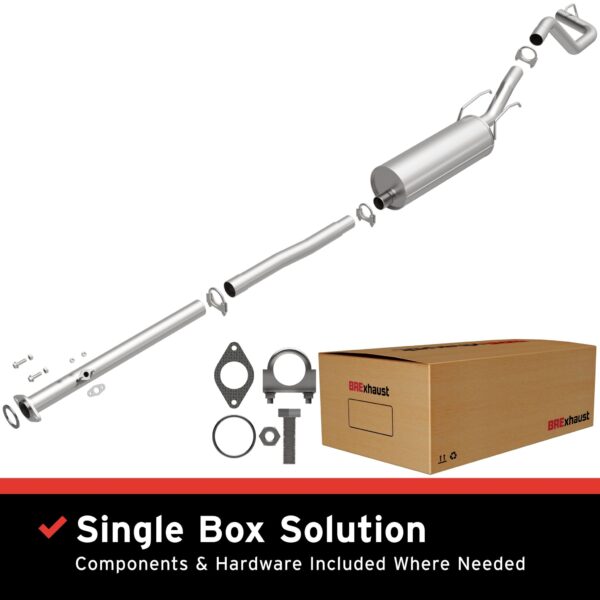 BRExhaust 1995-2000 Toyota Tacoma 2.7L Direct-Fit Replacement Exhaust System