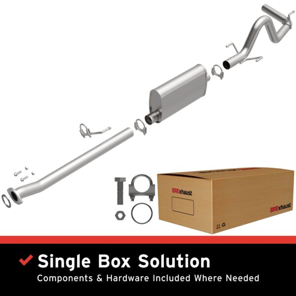 BRExhaust 2013-2017 Toyota Tacoma 2.7L Direct-Fit Replacement Exhaust System