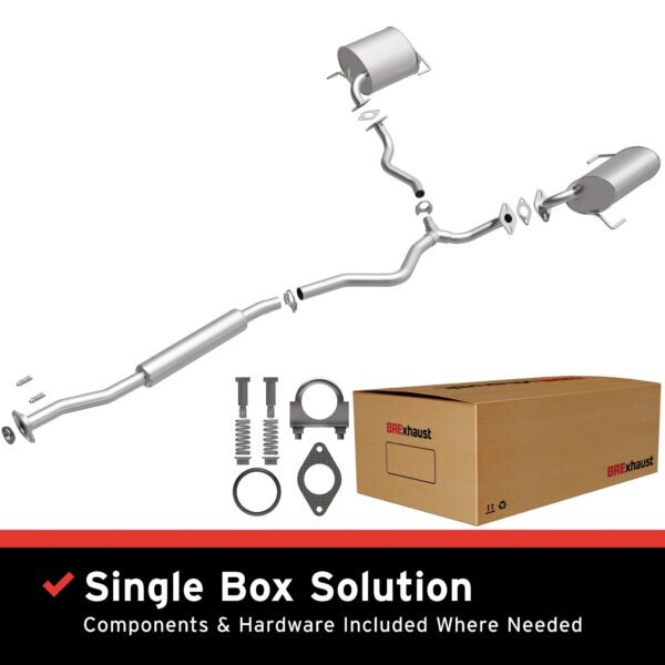 BRExhaust 2005-2005 Subaru Outback 2.5L Direct-Fit Replacement Exhaust System