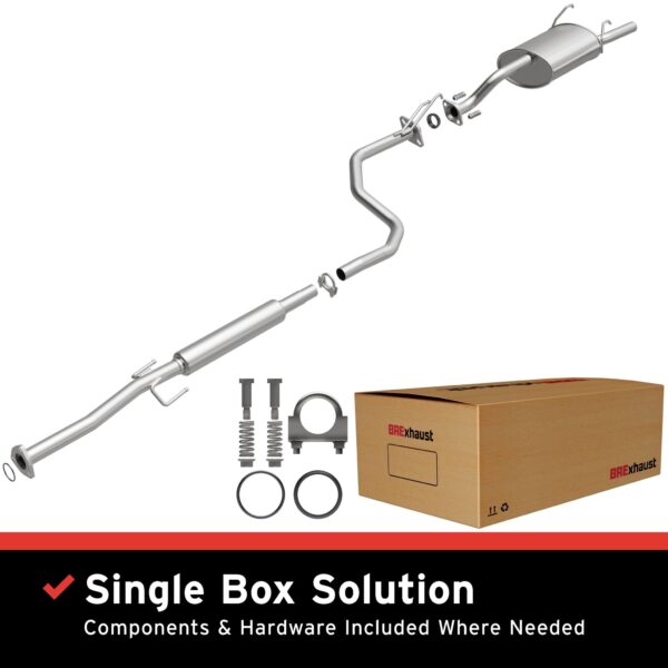 BRExhaust 1992-1995 Honda Civic 1.6L Direct-Fit Replacement Exhaust System