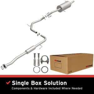 BRExhaust 1995-1998 Mazda Protege 1.5L Direct-Fit Replacement Exhaust System