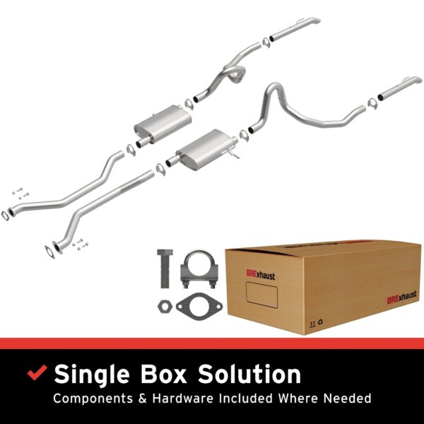 BRExhaust Direct-Fit Replacement Exhaust System 106-0618