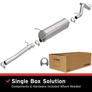 BRExhaust 2000-2003 Dodge Dakota Direct-Fit Replacement Exhaust System