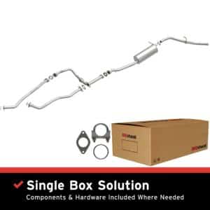 BRExhaust 1999-2000 Nissan Frontier 3.3L Direct-Fit Replacement Exhaust System