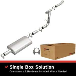 BRExhaust 1987-1995 Jeep Direct-Fit Replacement Exhaust System
