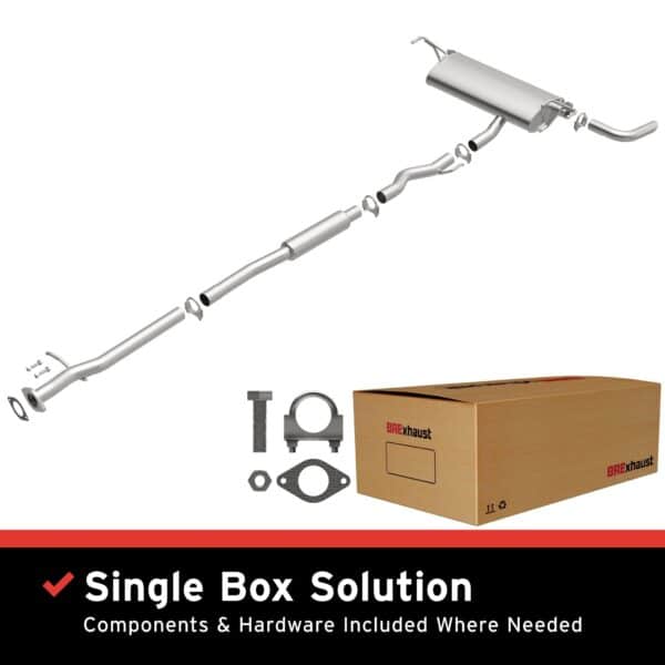 BRExhaust 2014-2018 Nissan Rogue 2.5L Direct-Fit Replacement Exhaust System