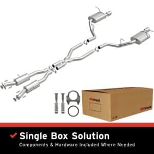 BRExhaust 2011-2023 Dodge Durango Direct-Fit Replacement Exhaust System