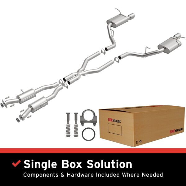 BRExhaust 2011-2023 Dodge Durango Direct-Fit Replacement Exhaust System
