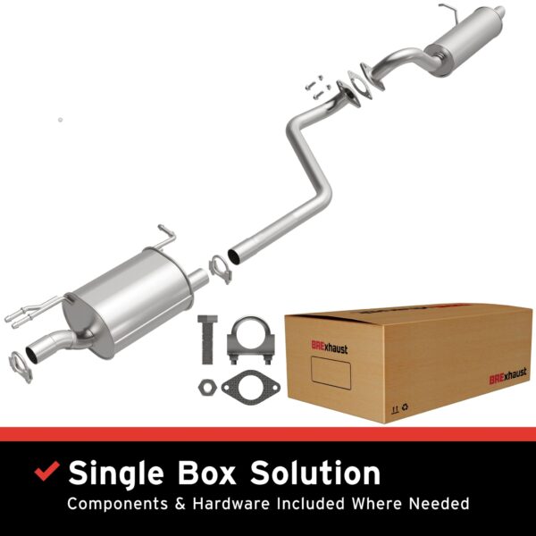 BRExhaust 2014-2019 Kia Soul 2.0L Direct-Fit Replacement Exhaust System