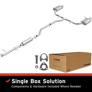 BRExhaust 2009-2014 Acura TSX 2.4L Direct-Fit Replacement Exhaust System