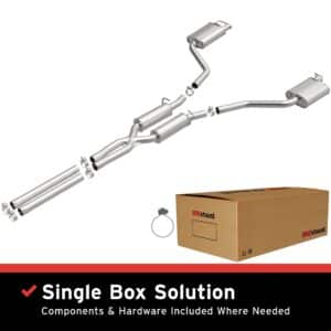 BRExhaust 2011-2015 Dodge Charger 5.7L Direct-Fit Replacement Exhaust System