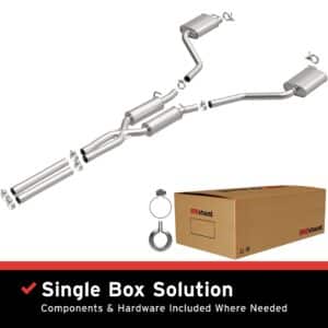 BRExhaust 2009-2014 Dodge Challenger 5.7L Direct-Fit Replacement Exhaust System