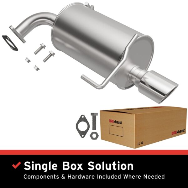 BRExhaust 2005-2009 Subaru Legacy 2.5L Direct-Fit Muffler Kit