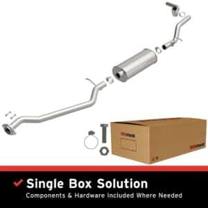 BRExhaust Stainless Steel Direct-Fit Replacement Exhaust System 116-0509