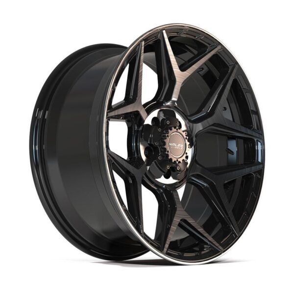 4PLAY Gen3 4P06 20x9 5x5" & 5x5.5" +0et in Brushed Black - 4P06-20090-5D55-0BBT