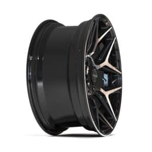 4PLAY Gen3 4P06 20x9 5x5" & 5x5.5" +0et in Brushed Black - 4P06-20090-5D55-0BBT
