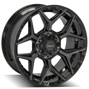 4PLAY Gen3 4P06 20x9 6x135mm & 6x5.5" +0et in Brushed Black - 4P06-20090-6D55-0BBT