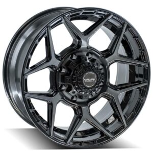 4PLAY Gen3 4P06 20x9 8x6.5" +0et in Brushed Black - 4P06-20090-8650-0BBT