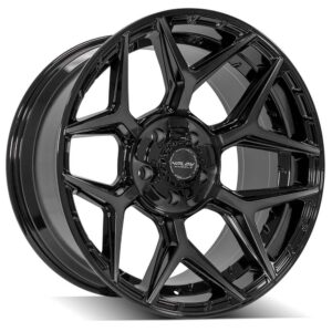 4PLAY Gen3 4P06 20x10 5x5" & 5x5.5" -18et in Brushed Black - 4P06-20100-5D55-18BBT