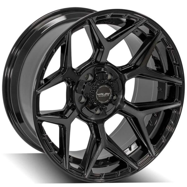 4PLAY Gen3 4P06 20x10 5x5" & 5x5.5" -18et in Brushed Black - 4P06-20100-5D55-18BBT