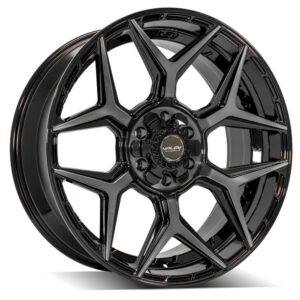 4PLAY Gen3 4P06 22x9 6x135mm & 6x5.5" +12et in Brushed Black - 4P06-22090-6D55-12BBT