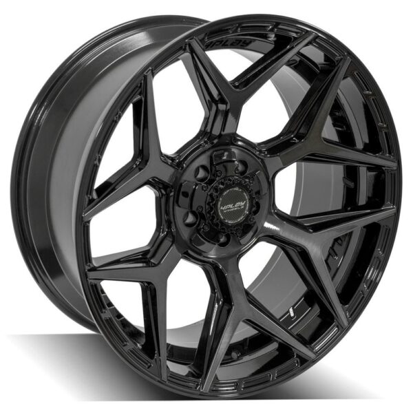 4PLAY Gen3 4P06 22x10 5x5" & 5x5.5" -18et in Brushed Black - 4P06-22100-5D55-18BBT