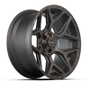 4PLAY Gen3 4P06 22x10 6x5.5 & 6x135mm -18et in Satin Black - 4P06-22100-6D55-18B1
