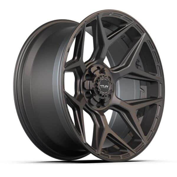 4PLAY Gen3 4P06 22x10 6x5.5 & 6x135mm -18et in Satin Black - 4P06-22100-6D55-18B1