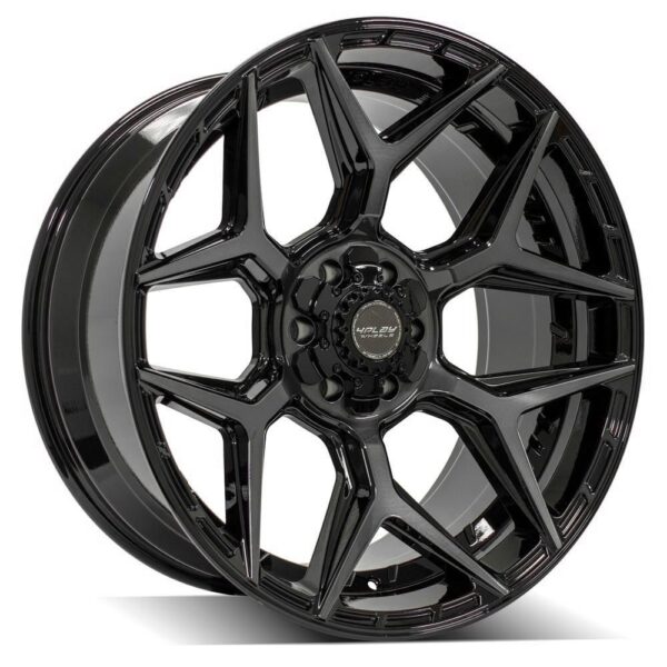 4PLAY Gen3 4P06 22x10 6x135mm & 6x5.5" -18et in Brushed Black - 4P06-22100-6D55-18BBT
