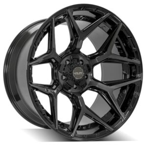 4PLAY Gen3 4P06 22x12 5x5" & 5x5.5" -44et in Brushed Black - 4P06-22120-5D55-44BBT