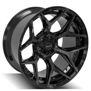 4PLAY Gen3 4P06 22x12 5x5" & 5x5.5" -44et in Brushed Black - 4P06-22120-5D55-44BBT