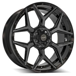 4PLAY Gen3 4P06 24x10 6x135mm & 6x5.5" +18et in Brushed Black - 4P06-24100-6D55-18BBT