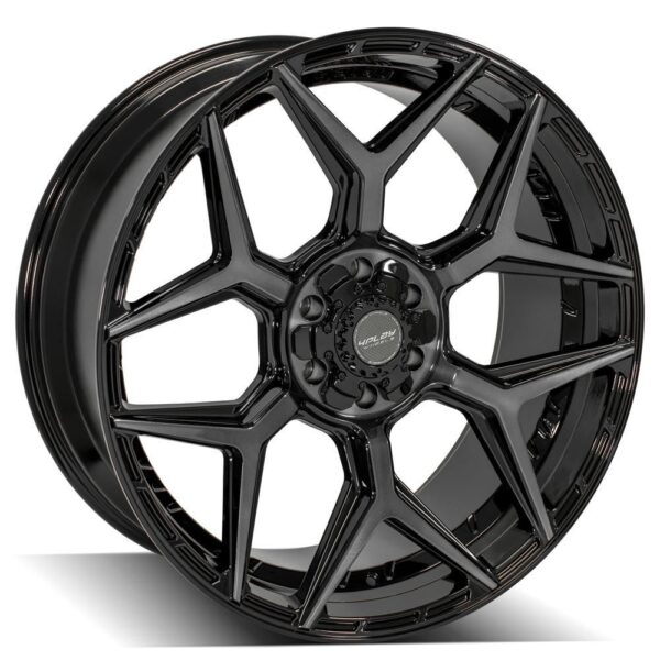 4PLAY Gen3 4P06 24x10 6x135mm & 6x5.5" +18et in Brushed Black - 4P06-24100-6D55-18BBT