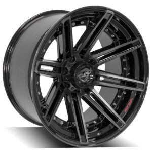 4PLAY Gen2 4P08 22x12 6x135mm & 6x5.5" -44et in Brushed Black - 4P08-22120-6D55-44BBT