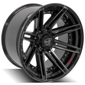 4PLAY Gen2 4P08 22x12 8x170mm -44et in Brushed Black - 4P08-22120-8170-44BBT