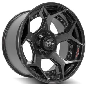 4PLAY Gen2 4P50 22x12 6x135mm & 6x5.5" -44et in Brushed Black - 4P50-22120-6D55-44BBT