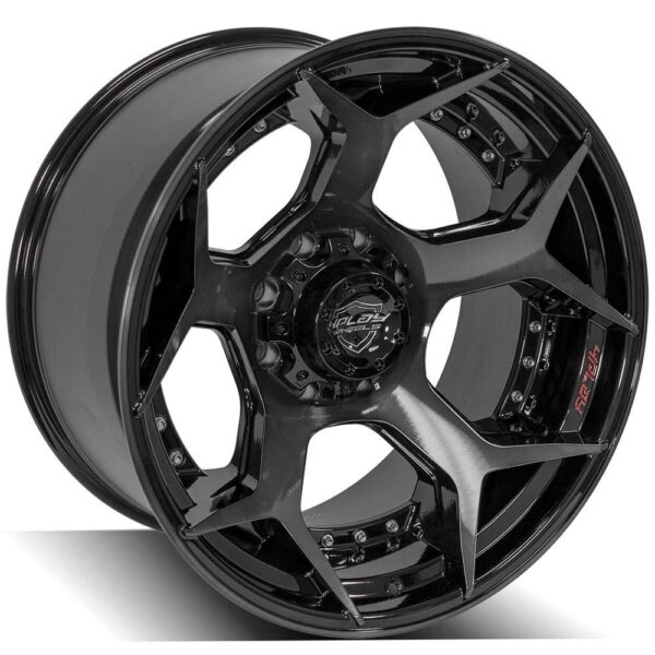 4PLAY Gen2 4P50 22x12 8x170mm -44et in Brushed Black - 4P50-22120-8170-44BBT