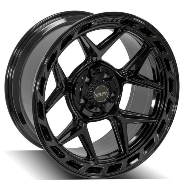 4PLAY Gen3 4P55 20x10 5x5" & 5x5.5" -18et in Brushed Black - 4P55-20100-5D55-18BBT