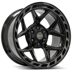 4PLAY Gen3 4P55 20x10 6x135mm & 6x5.5" -18et in Brushed Black - 4P55-20100-6D55-18BBT