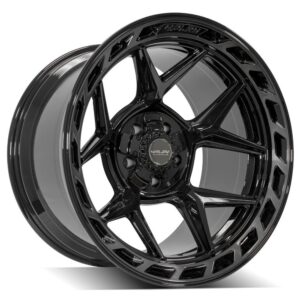 4PLAY Gen3 4P55 20x12 5x5" & 5x5.5" -44et in Brushed Black - 4P55-20120-5D55-44BBT