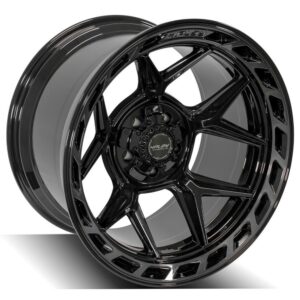4PLAY Gen3 4P55 20x12 5x5" & 5x5.5" -44et in Brushed Black - 4P55-20120-5D55-44BBT