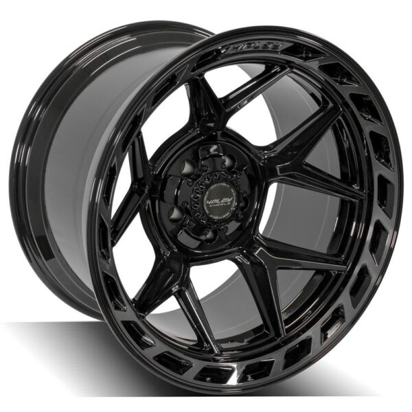 4PLAY Gen3 4P55 20x12 5x5" & 5x5.5" -44et in Brushed Black - 4P55-20120-5D55-44BBT