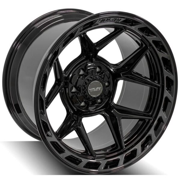 4PLAY Gen3 4P55 20x12 6x135mm & 6x5.5" -44et in Brushed Black - 4P55-20120-6D55-44BBT