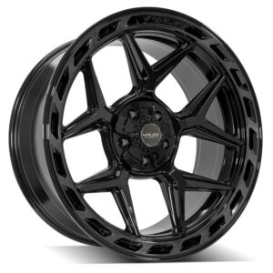 4PLAY Gen3 4P55 22x10 5x5" & 5x5.5" -18et in Brushed Black - 4P55-22100-5D55-18BBT