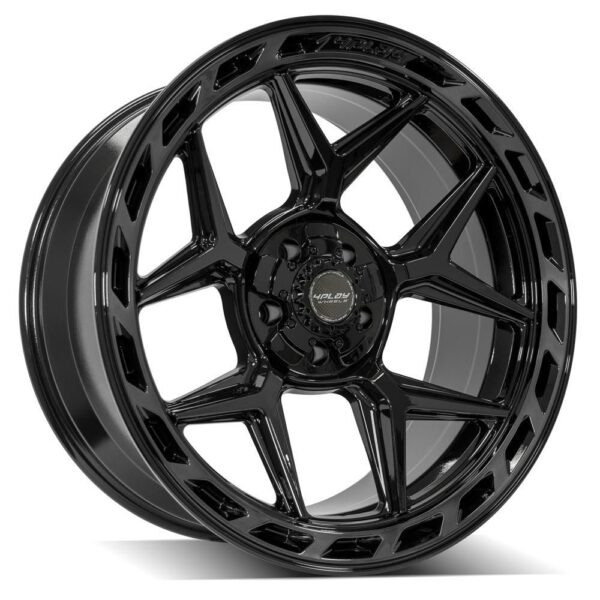 4PLAY Gen3 4P55 22x10 5x5" & 5x5.5" -18et in Brushed Black - 4P55-22100-5D55-18BBT