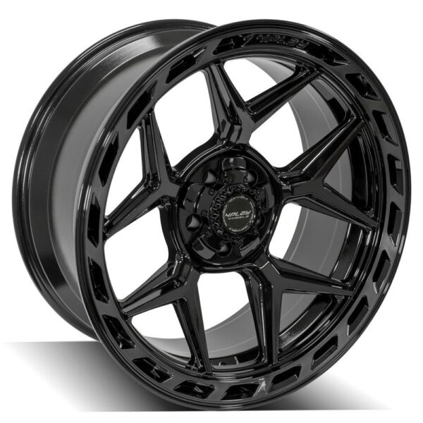 4PLAY Gen3 4P55 22x10 5x5" & 5x5.5" -18et in Brushed Black - 4P55-22100-5D55-18BBT